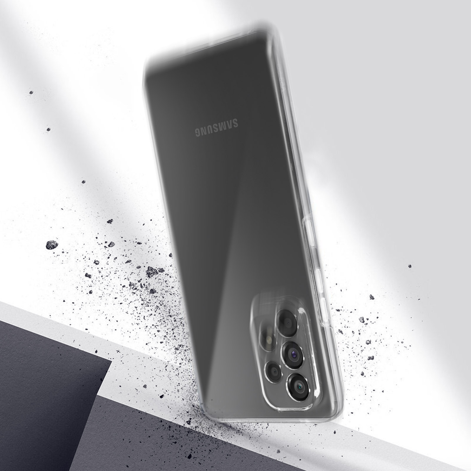 Series, A53 Cover Vorder- Full Full Samsung, Cover, Galaxy Transparent Rückseite 5G, Schutzhülle, AVIZAR