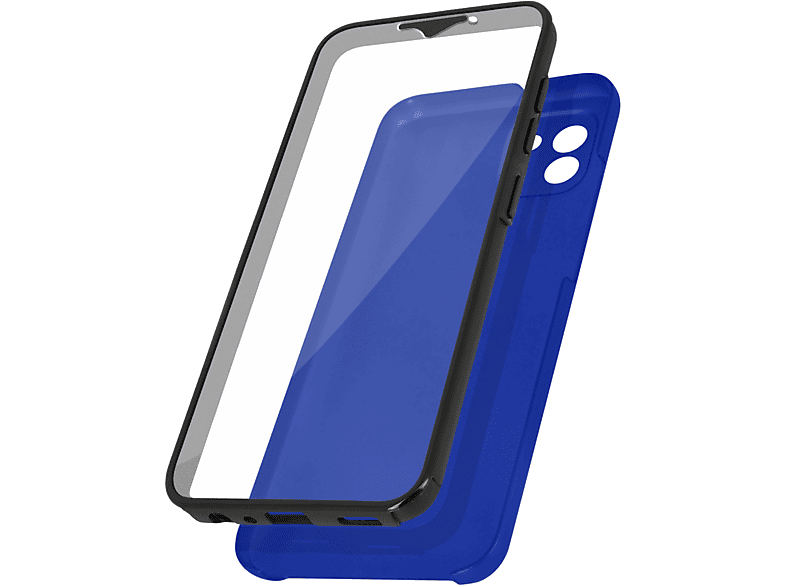 Cover Full Full A03, Blau Samsung, Series, Galaxy Rückseite AVIZAR Schutzhülle, Vorder- Cover,