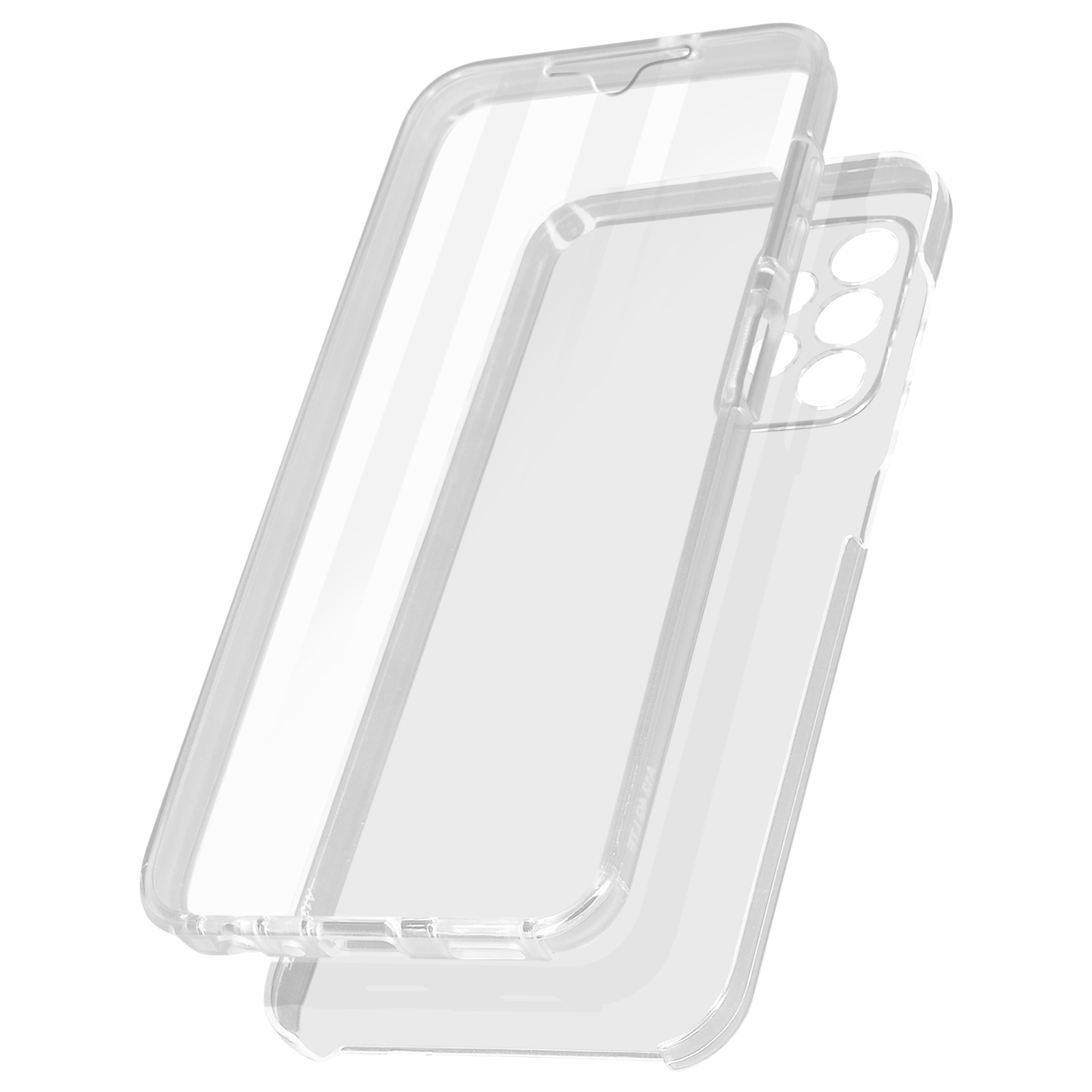 Schutzhülle, Samsung, Rückseite Full Vorder- AVIZAR Cover Full A13, Series, Transparent Cover, Galaxy