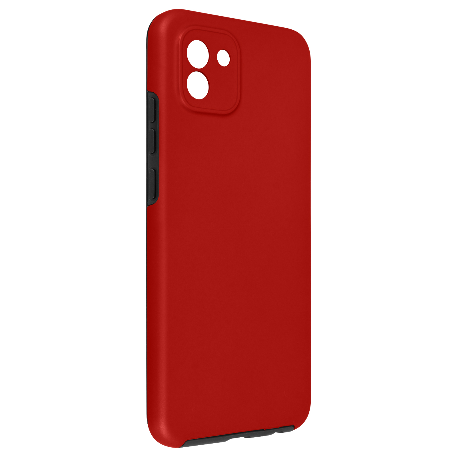AVIZAR Full Rot Schutzhülle, Galaxy Series, Rückseite Samsung, Cover, Cover Vorder- Full A03,
