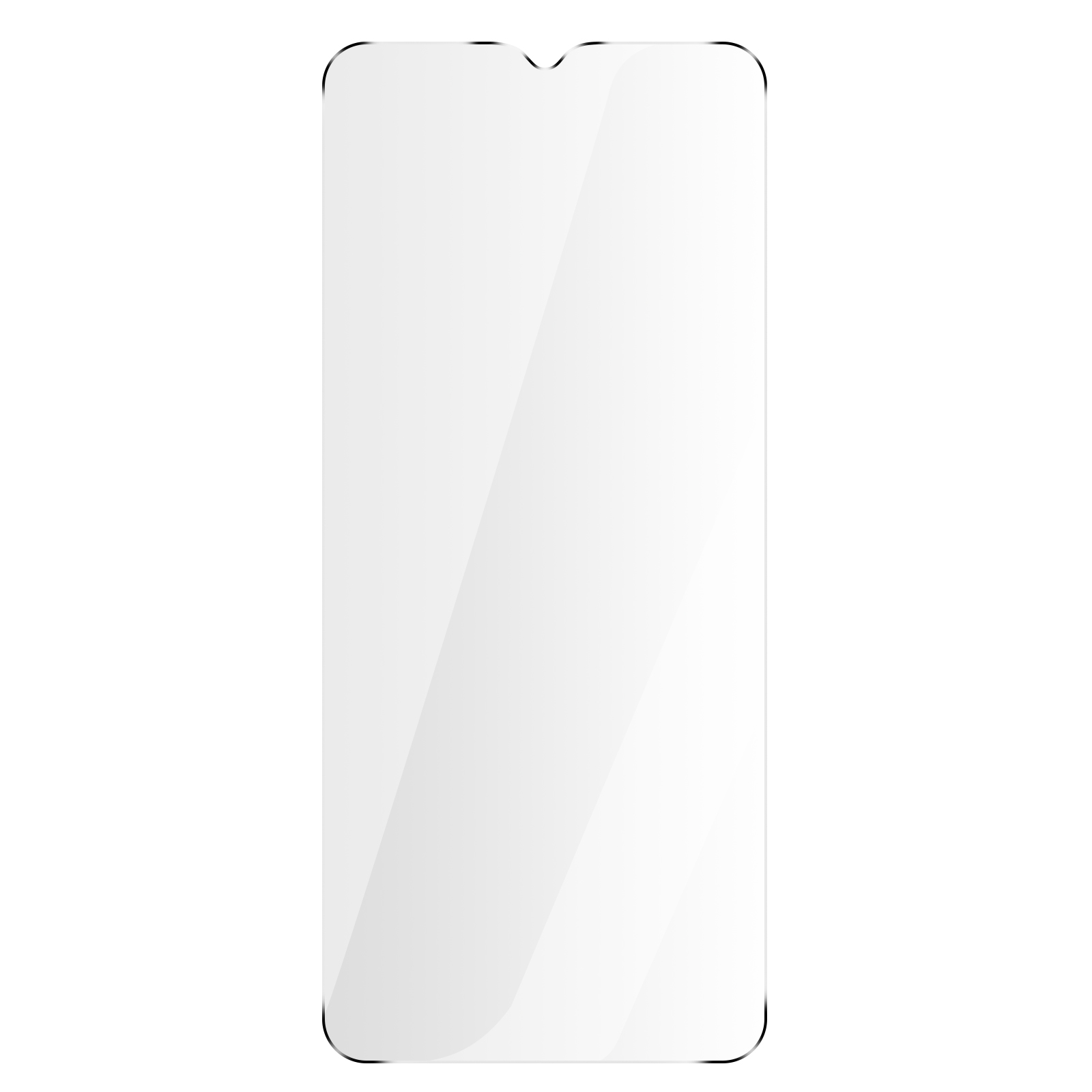 Protezione schermo trasparente per telefono.
