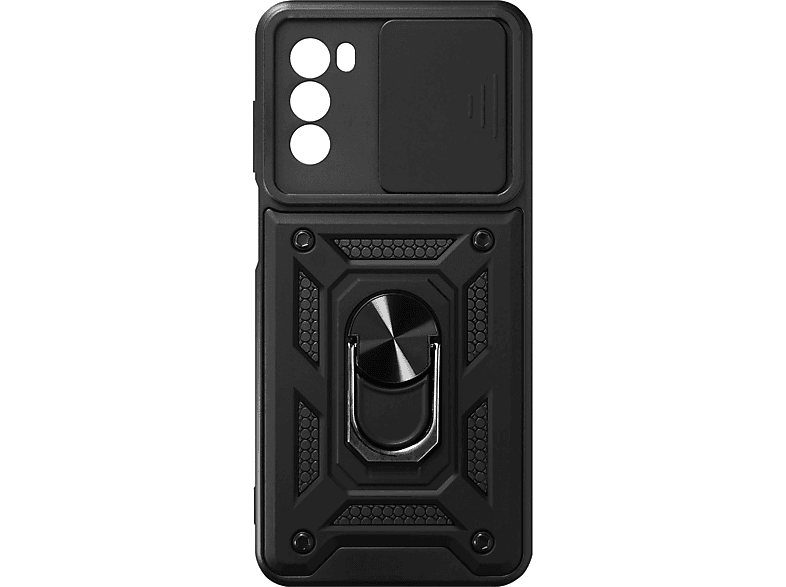 AVIZAR Handyhülle mit Kameraschutz Series, Backcover, Motorola, Moto G82, Schwarz