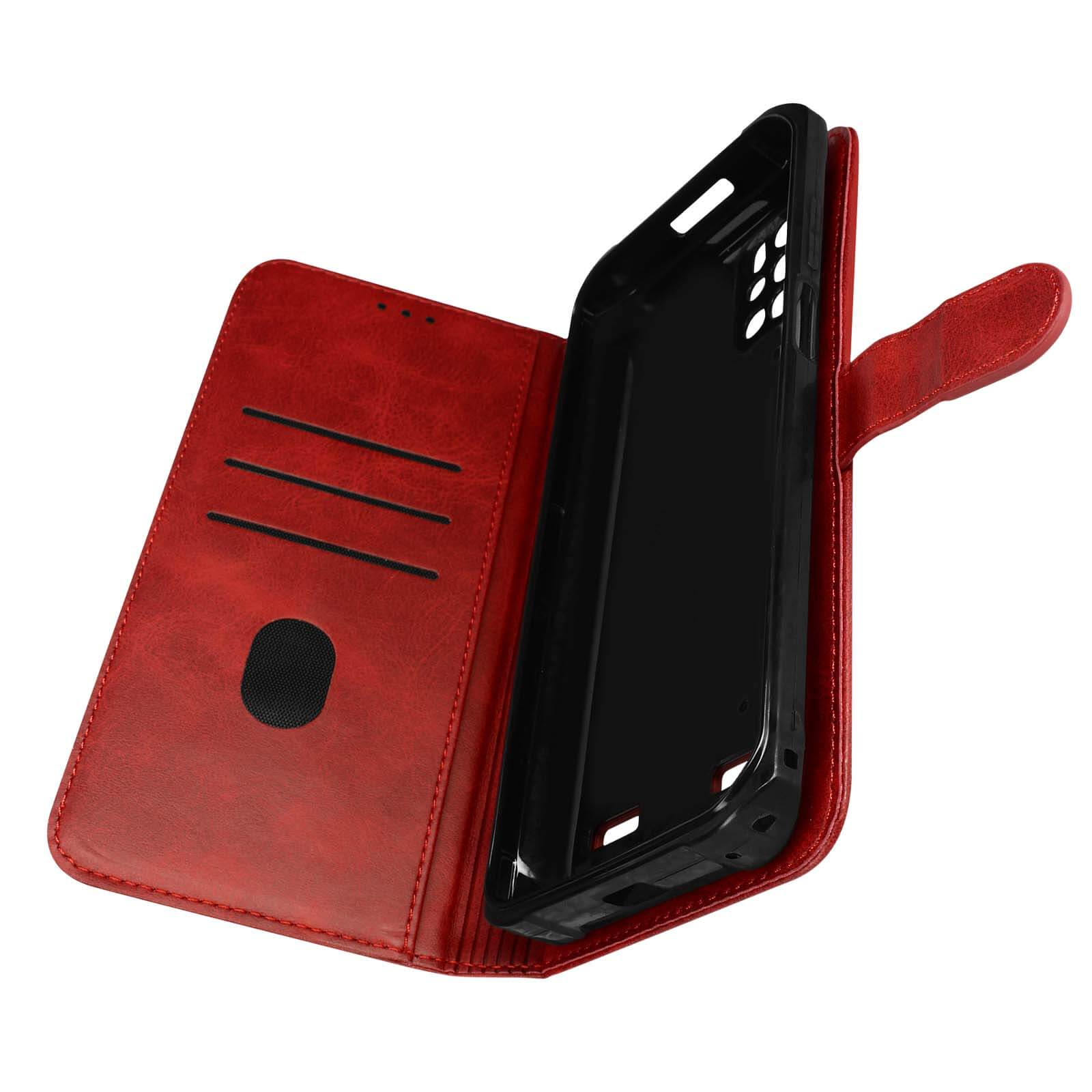 AVIZAR Bookstyle Series, Bookcover, Ulefone, 12 Armor 5G, Rot