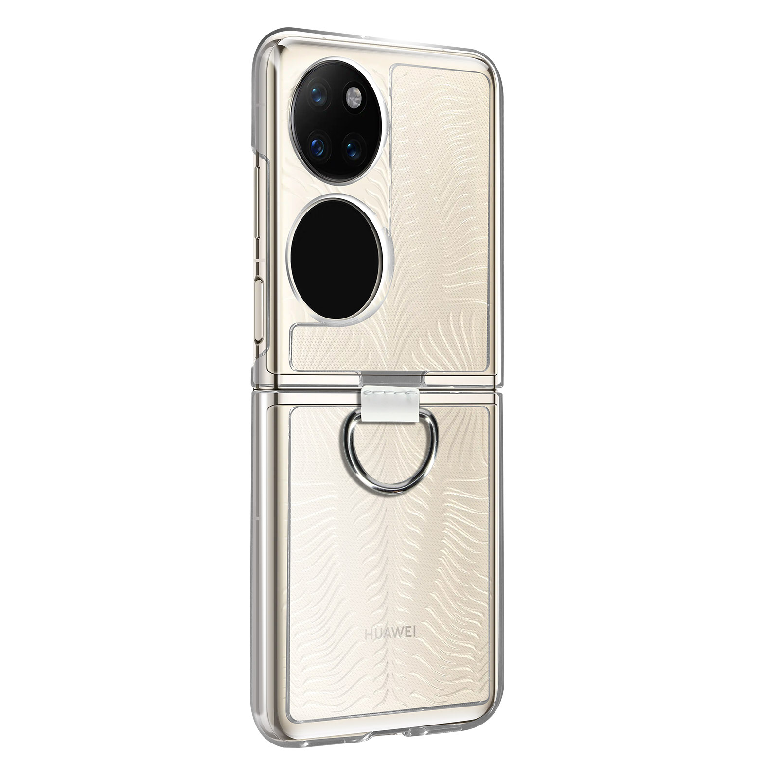 Backcover, AVIZAR P50 Pocket, Ring Series, Transparent Huawei,