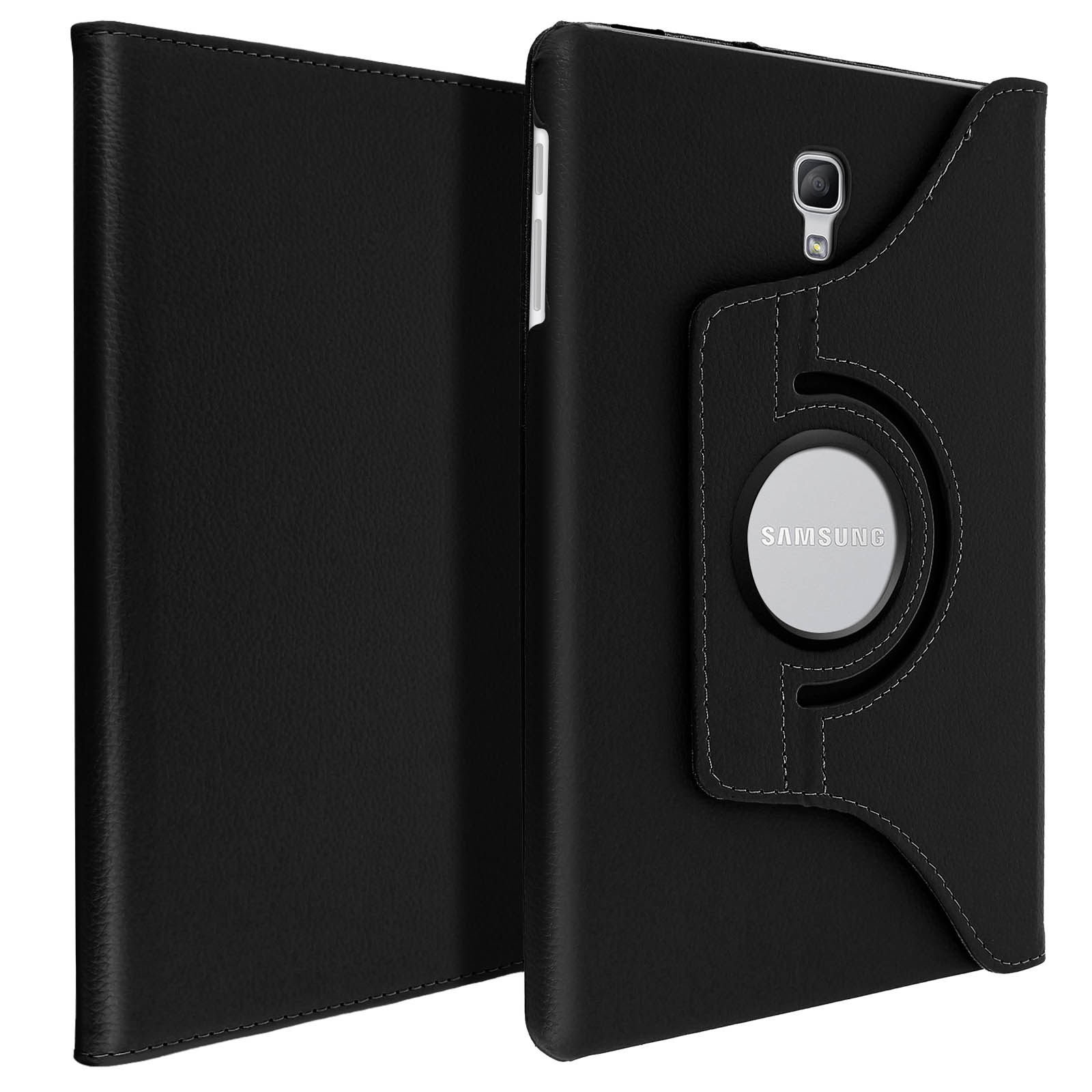Custodia nera per tablet.