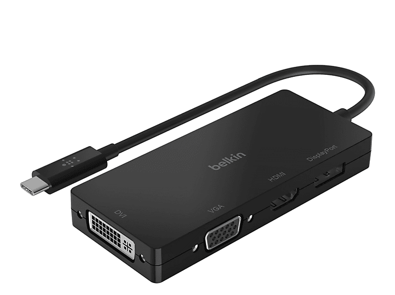 DVI / VGA DP Video USB-C Adapter Hub-Adapter, BELKIN HDMI