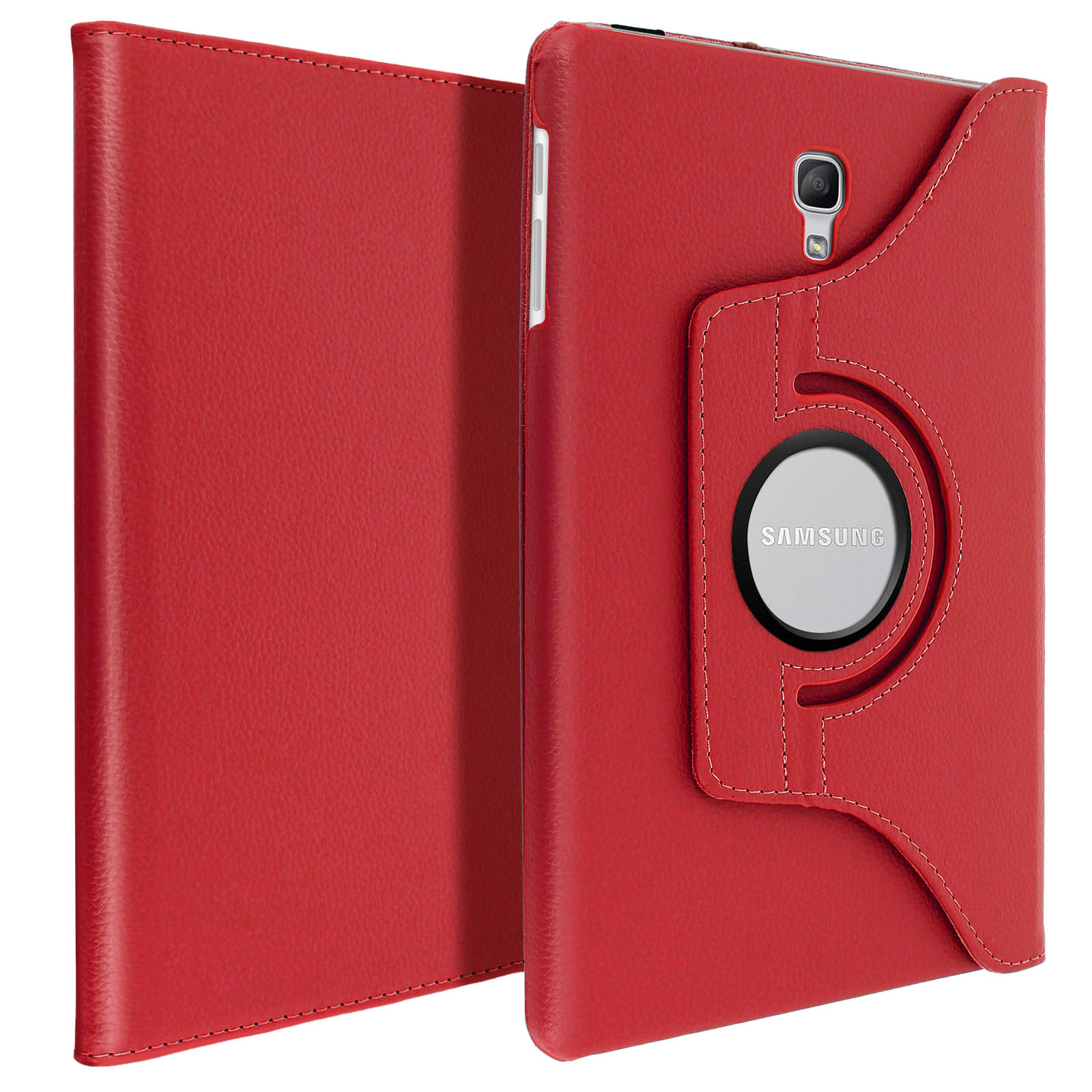 AVIZAR 360 Series Etui für Kunstleder, Rot Bookcover Samsung