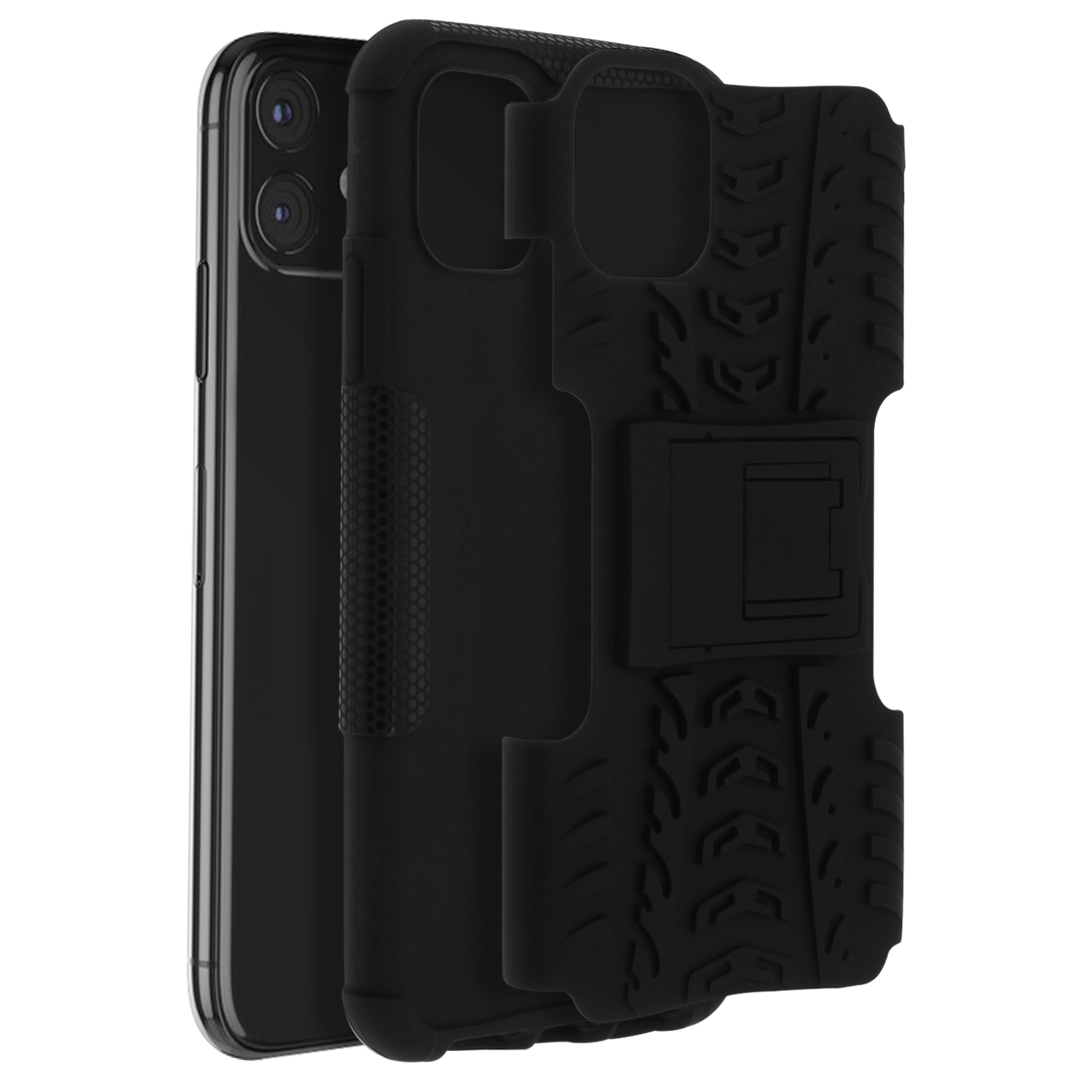 Series, iPhone Apple, Quadro Schwarz AVIZAR 11, Backcover,