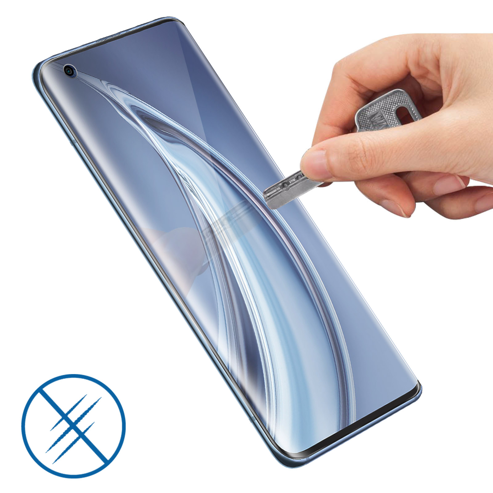 IMAK Kunstoff Schutzfolie mit ölabweisender 10 Xiaomi Mi Beschichtung Pro) Schutzfolien(für
