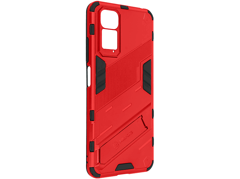 AVIZAR Hybrid Handyhülle mit Ständer Series, Backcover, Xiaomi, Redmi Note 11s, Rot