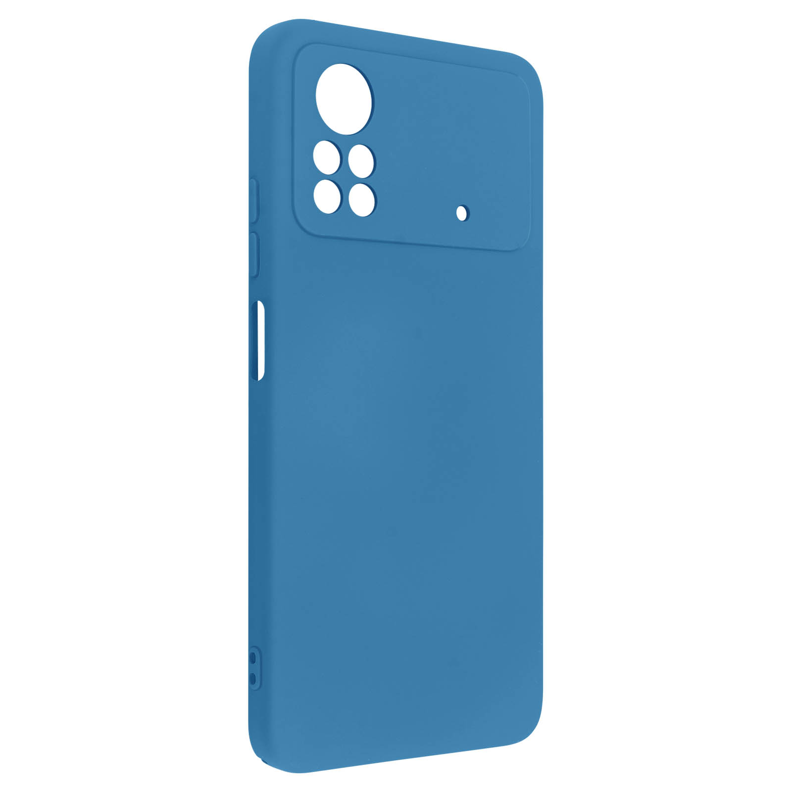 AVIZAR Soft Touch Hülle Backcover, 5G, X4 Xiaomi, Blau Poco Pro Series