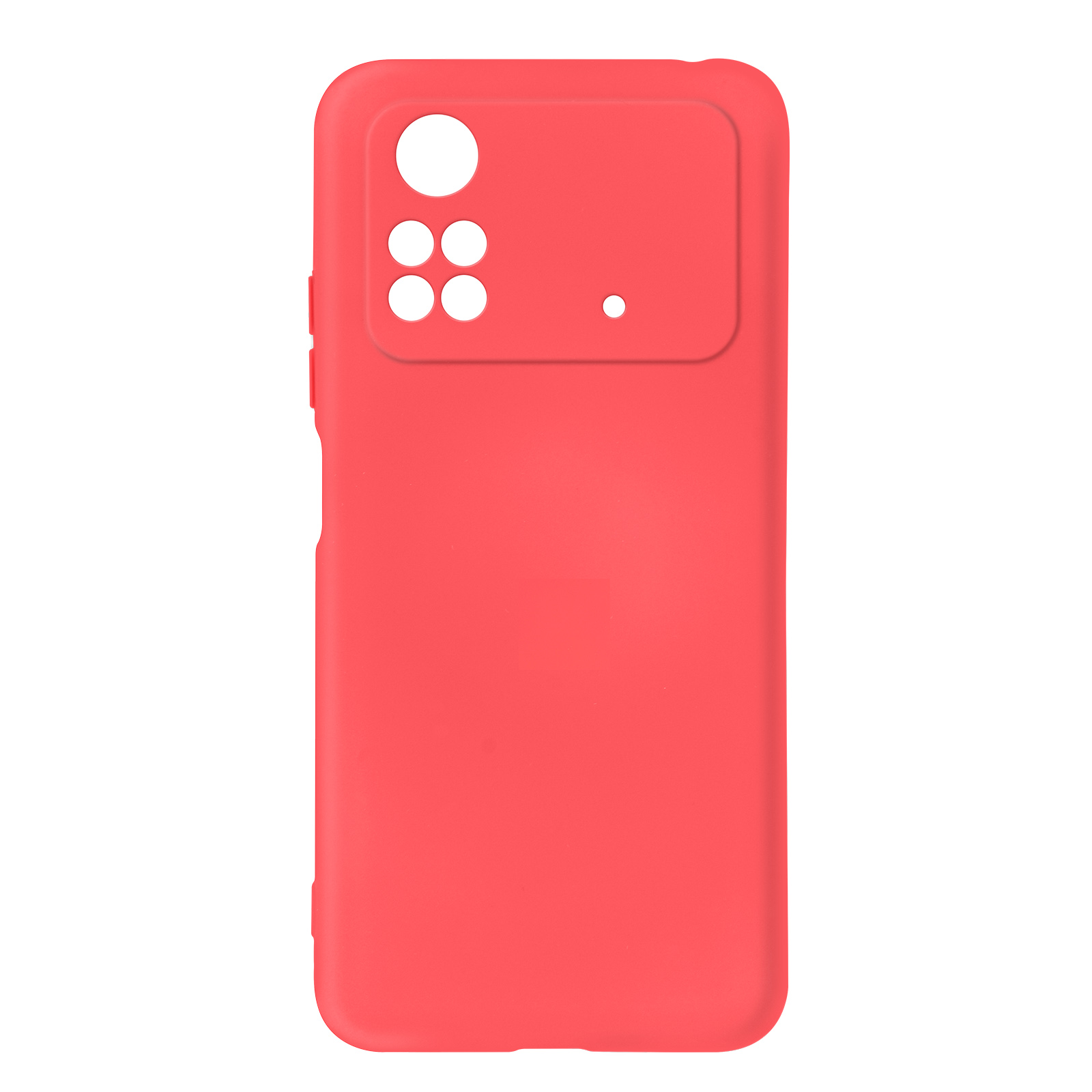 AVIZAR Soft Touch Handyhülle M4 Fuchsienrot Xiaomi, Series, Pro, Backcover, Poco