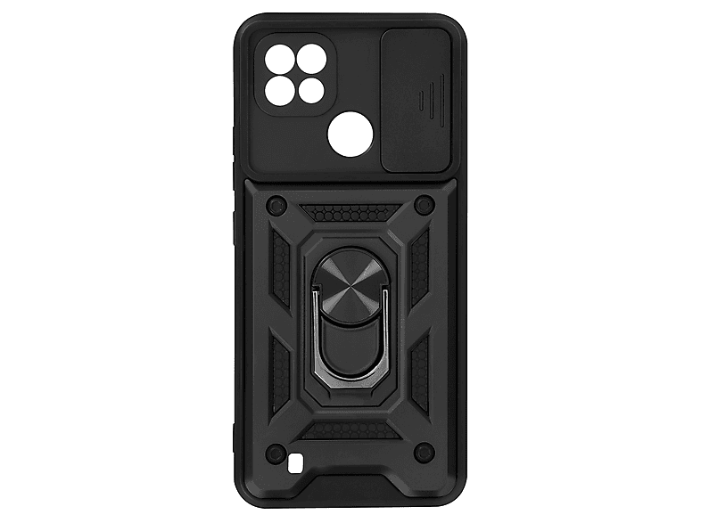 EASSGU Handyhülle Für Realme C11 (2021) – Weiche TPU-Silikon Schutzhülle In Schwarz