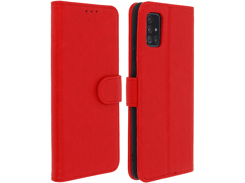 Samsung, AVIZAR Series, A51, Chester Galaxy Bookcover, Rot