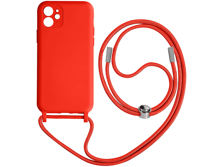 Rot Kette Backcover, Halbsteife AVIZAR 11, Series, Schutzhülle mit Apple, iPhone