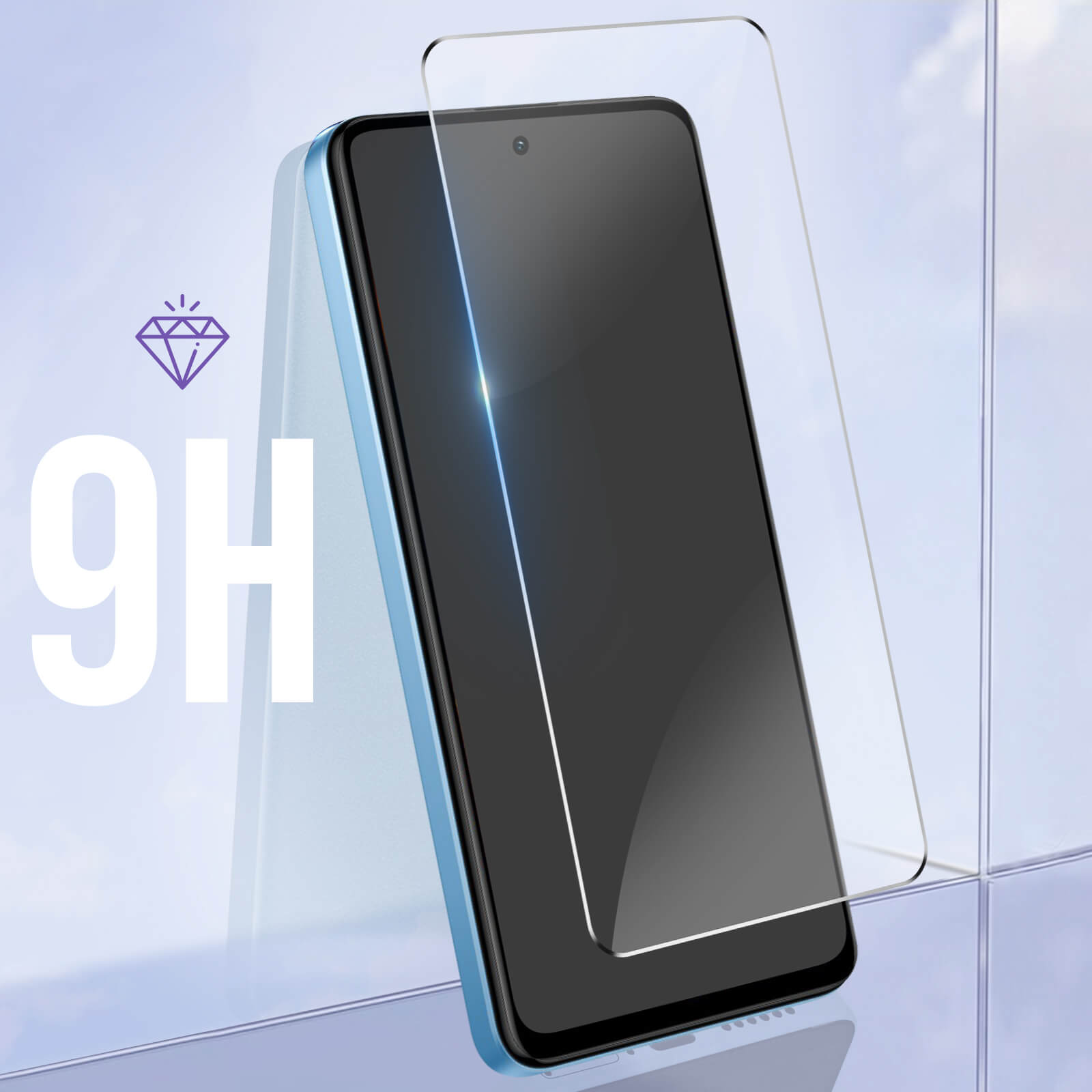 AVIZAR aus gehärtetem Glas Poco X4 GT) Glas-Folien(für Xiaomi