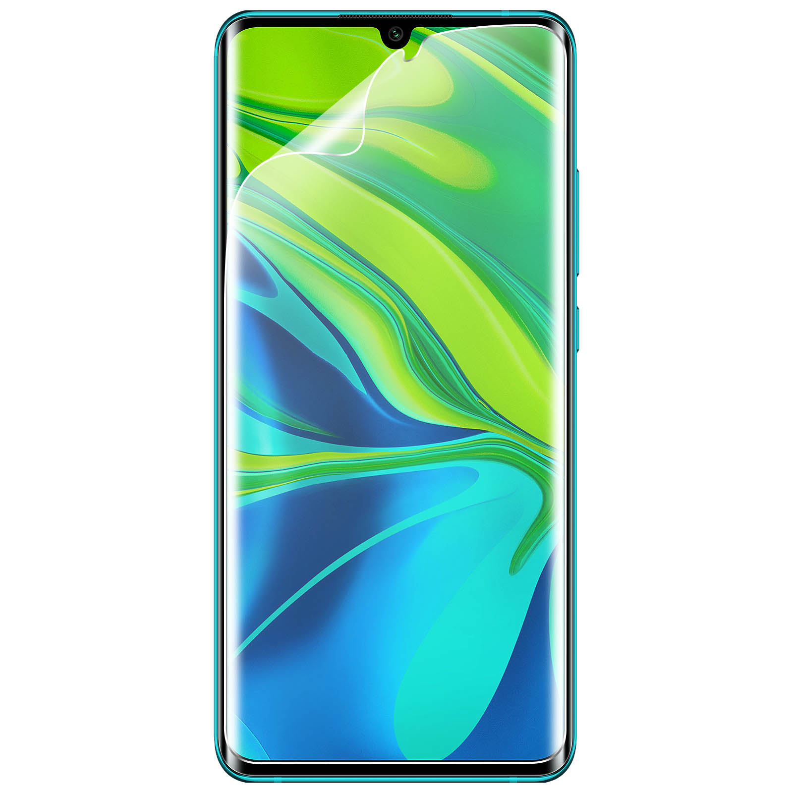 Una protezione schermo su un telefono.