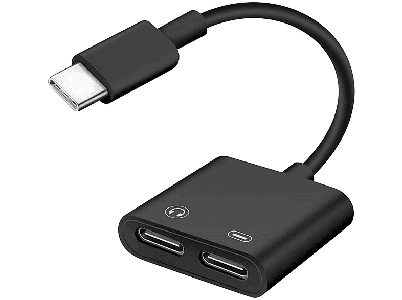 AVIZAR USB-C Ladeadapter, Audio- / USB-C Ladegerät-Adapter und
