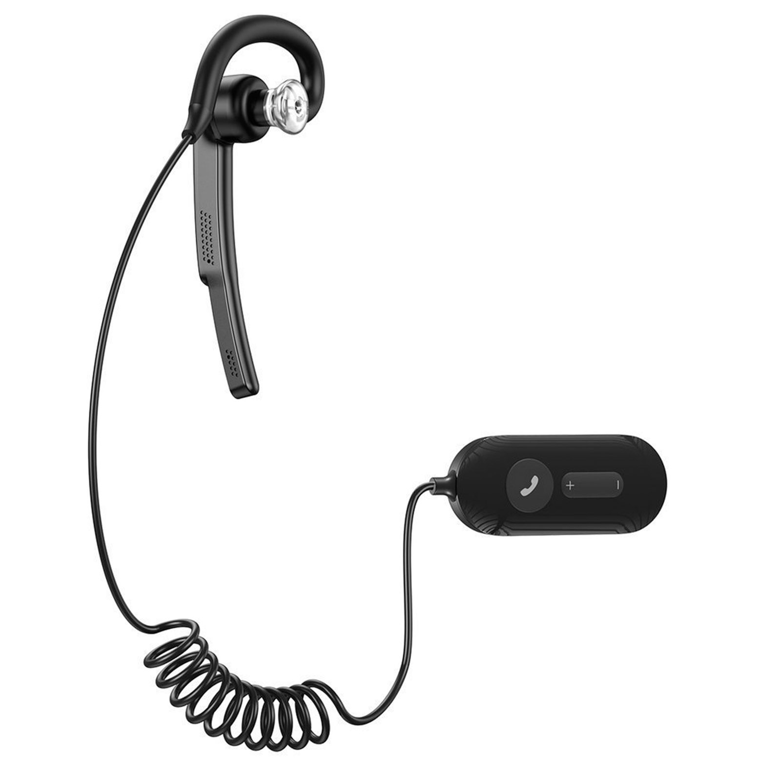 BASEUS Bluetooth Mono-Headset Schwarz mit Bluetooth Mikrofon, Mono Open-ear Headset