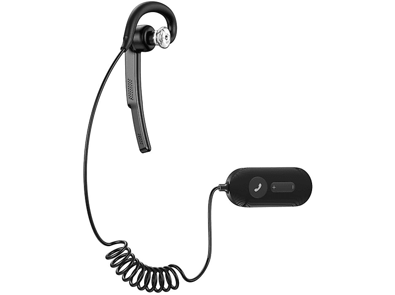 BASEUS Bluetooth Mono-Headset mit Mikrofon, Open-ear Bluetooth Mono Headset Schwarz