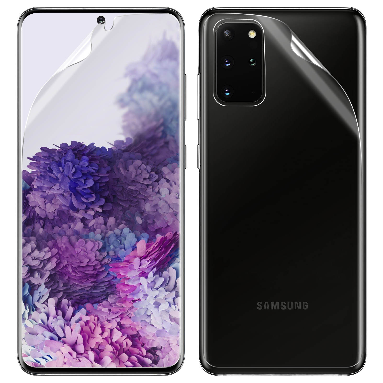 AVIZAR Kunstoff Schutzfolie Galaxy Schutzfolien(für Plus) S20 mit Samsung ölabweisender Beschichtung
