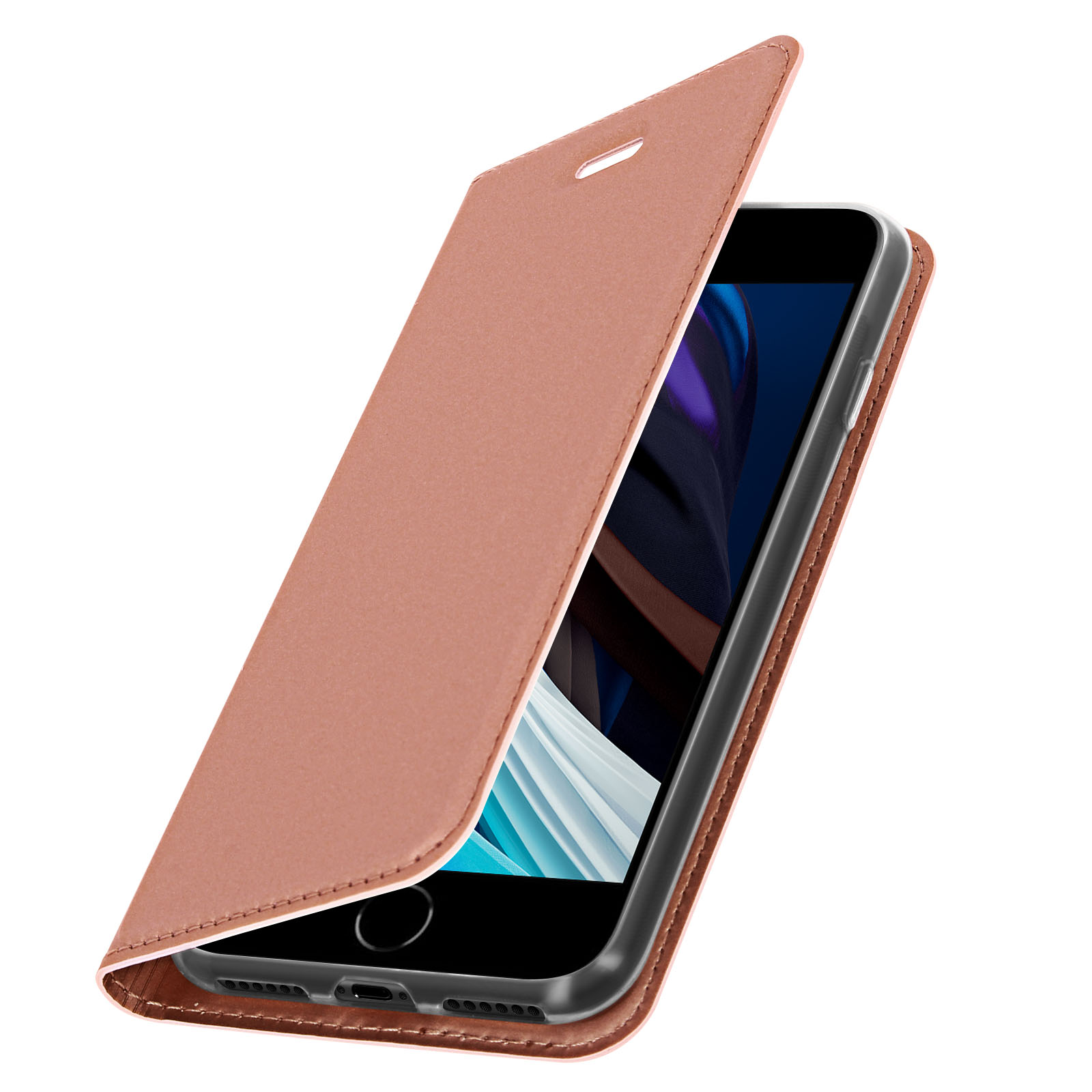 Apple, SE Pro Series, iPhone DUCIS Rosegold 2022, Bookcover, DUX