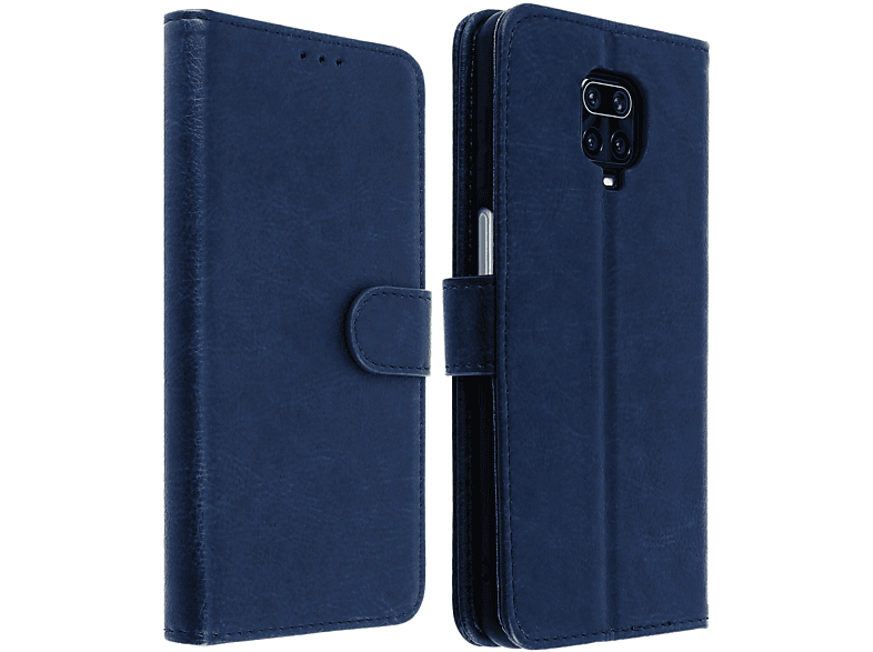 AVIZAR Chester Series, Bookcover, Xiaomi, Redmi Note 9S, Blau