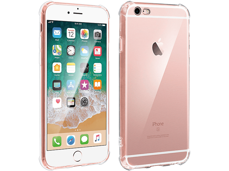 AVIZAR Refined Transparent Backcover, Series, Apple, 6S, iPhone