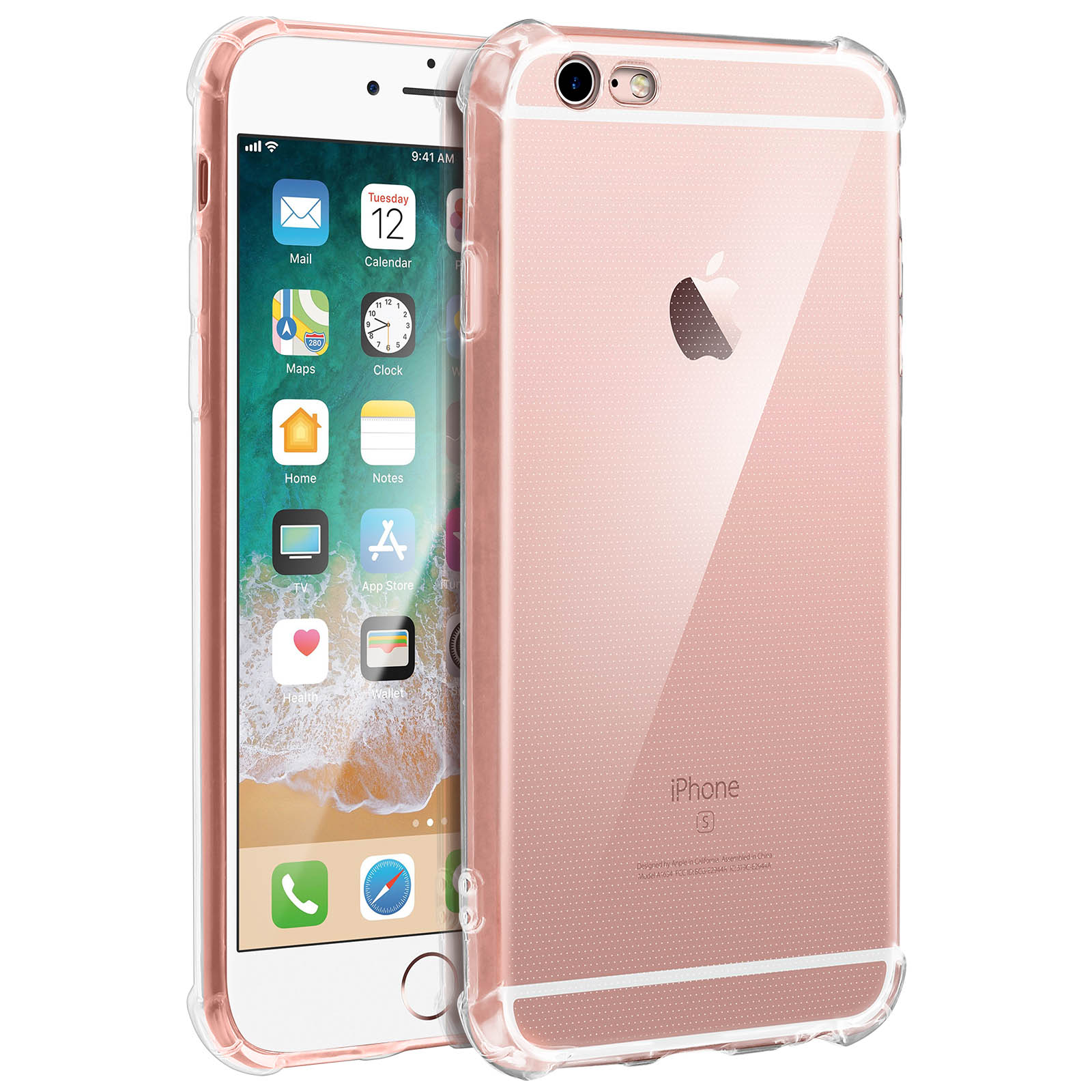 6S, Apple, iPhone Refined Series, AVIZAR Transparent Backcover,
