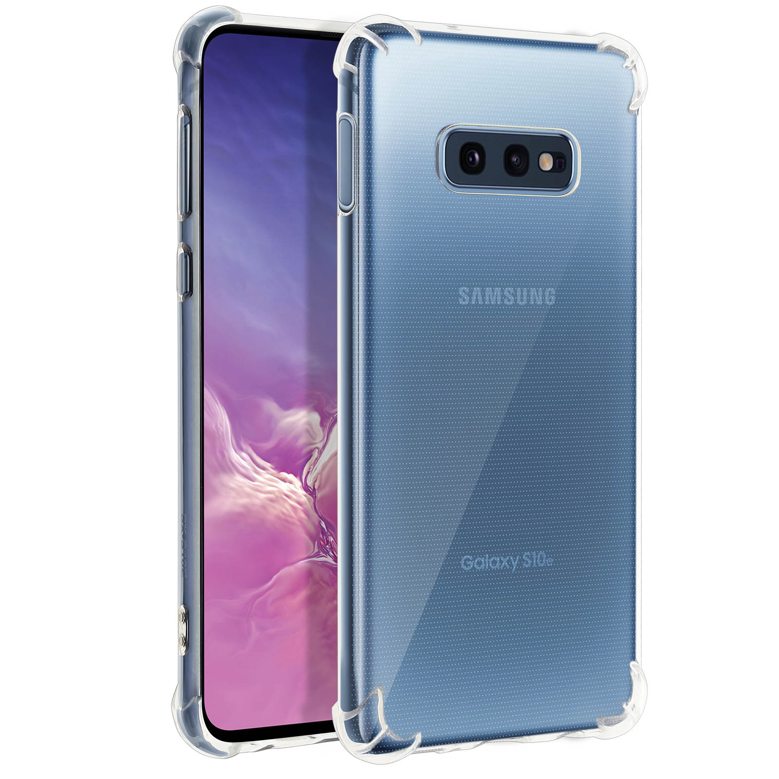 Samsung, S10e, Series, AVIZAR Backcover, Refined Galaxy Transparent