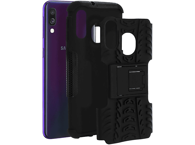 AVIZAR Quadro Series, Backcover, Samsung, Galaxy A40, Schwarz