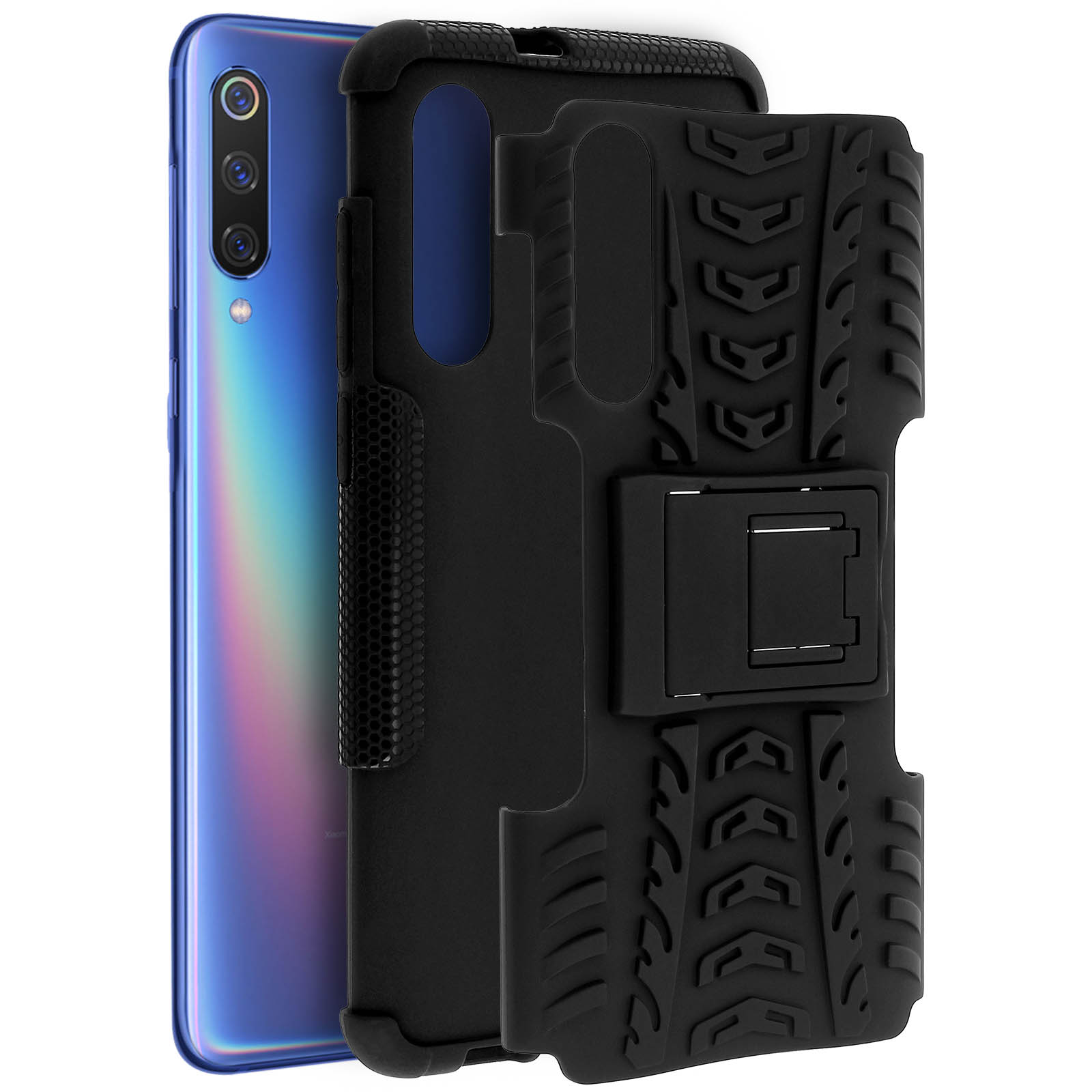 Series, 9, Mi Schwarz Quadro Backcover, AVIZAR Xiaomi Xiaomi,