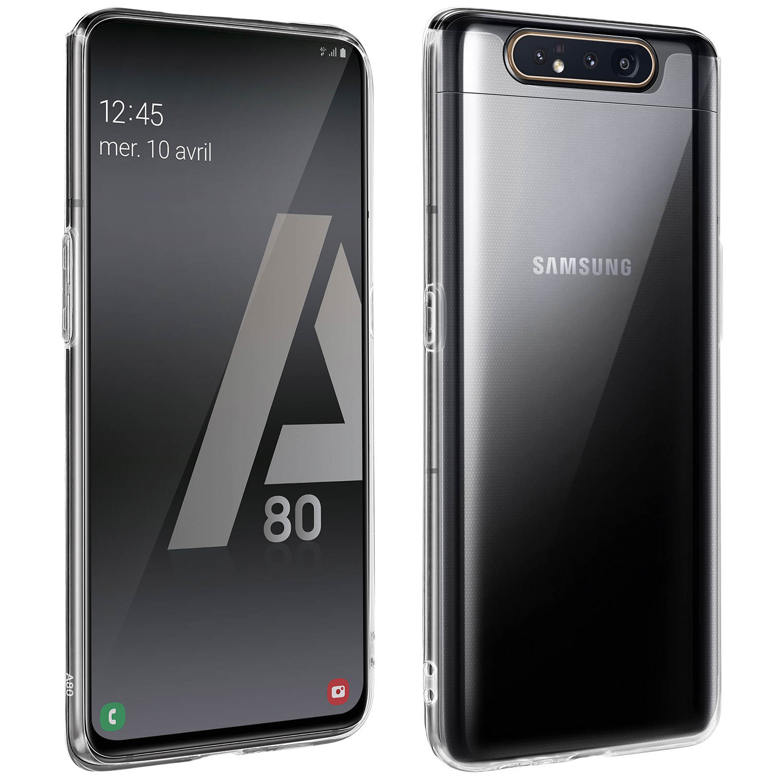 Backcover, Samsung, Transparent Set A80, Galaxy AVIZAR Series,
