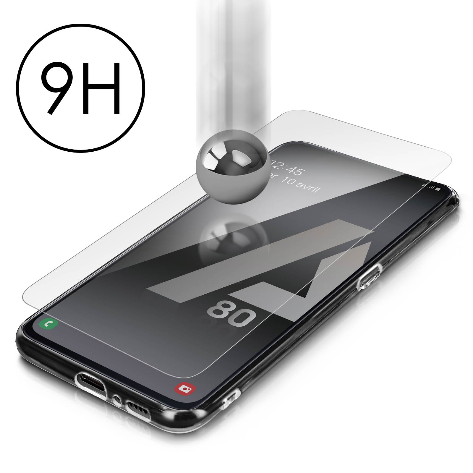 AVIZAR Set Series, Transparent Galaxy A80, Backcover, Samsung