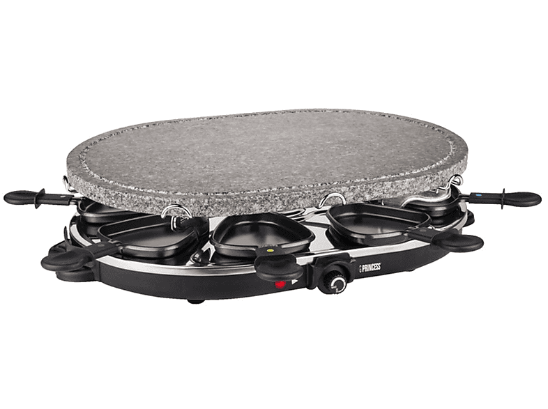 PRINCESS 01.162720.01.001 RACLETTE 8 OVAL STONE GRILL PARTY Raclette
