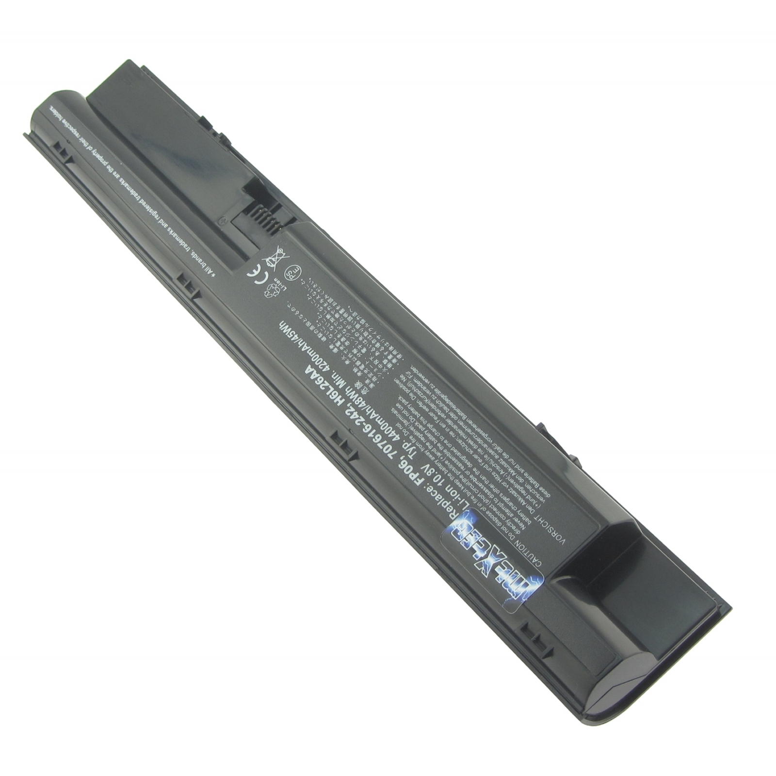 MTXTEC Akku LiIon, 10.8V, 4400mAh mAh 450 4400 Notebook-Akku, (LiIon) für Lithium-Ionen Volt, 10.8 HP ProBook