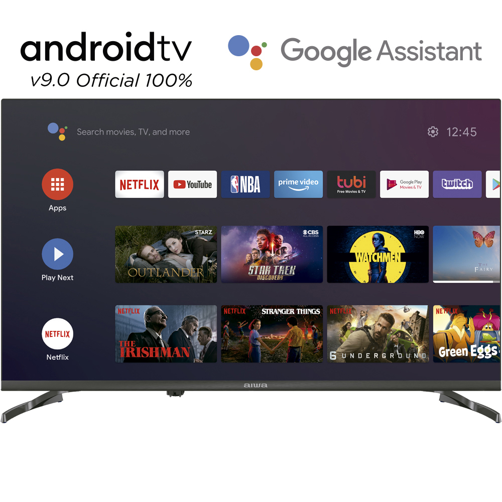 Smart Tv Hd android 32 aiwa led326hd 4k 40 led406fhd wifi netflix televisor 406 dvbt2 h.265sí