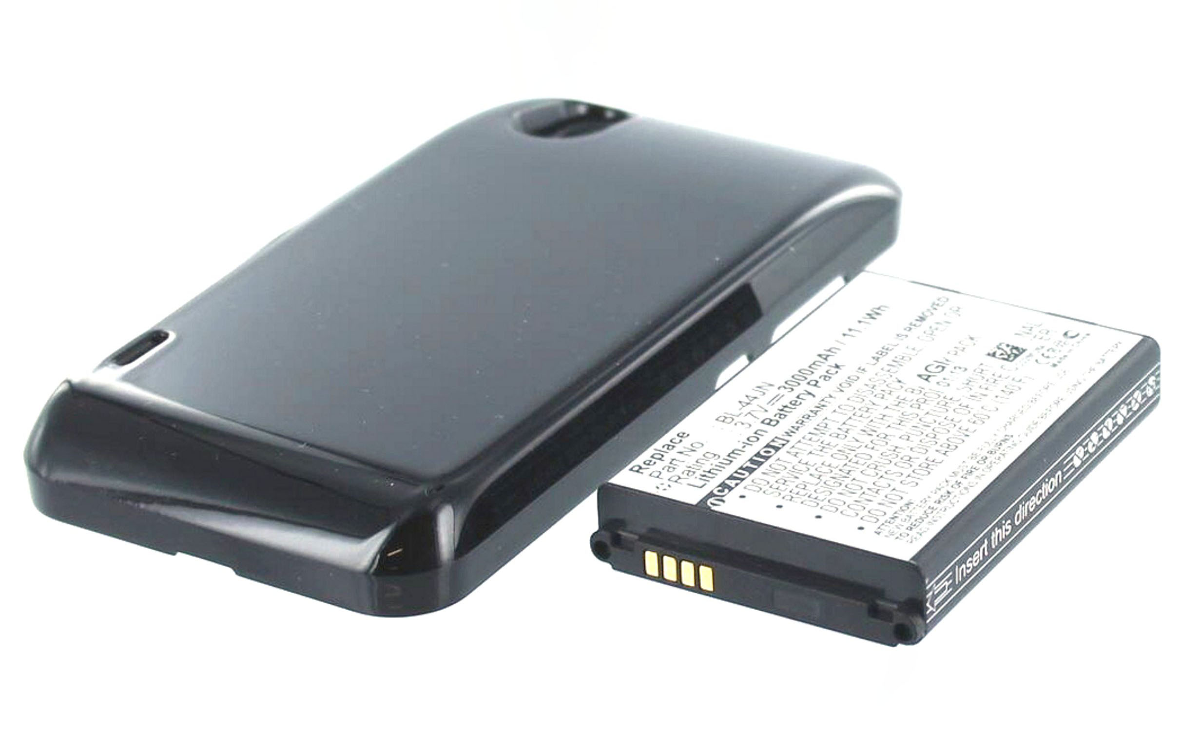 Li-Ion, mAh kompatibel mit Handy-/Smartphoneakku, AGI Volt, 3000 L3 Optimus Li-Ion LG Electronics E400 Akku 3.7