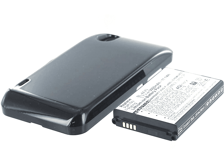 L3 LG Volt, Li-Ion Handy-/Smartphoneakku, 3.7 Li-Ion, Electronics 3000 Akku mAh Optimus mit E400 AGI kompatibel