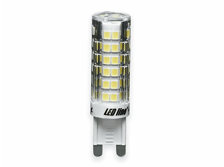 G9 LED 550 LINE Lumen Leuchtmittel Kaltweiß 6W LED LED 6er Pack