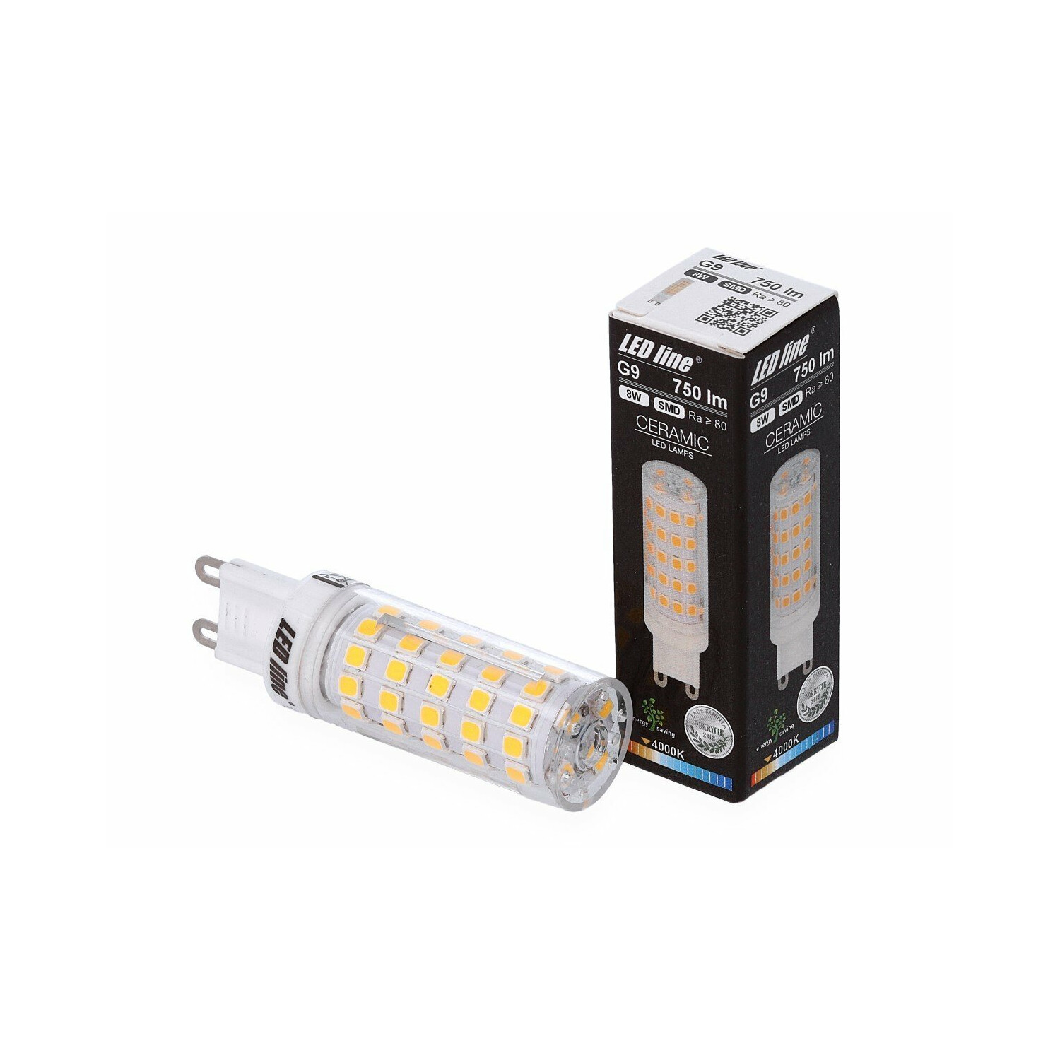 LED LED 750 Pack Leuchtmittel 8W 6er G9 LINE Lumen Neutralweiß LED