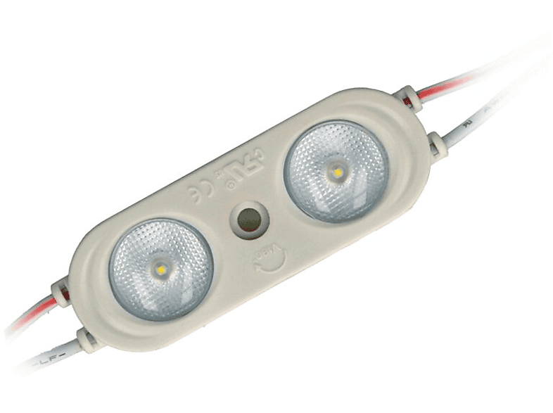 Modul 2-LED LED 2W Leuchtmittel 1x LED Kaltweiß 2835 SMD 12V DC LINE 190lm IP65
