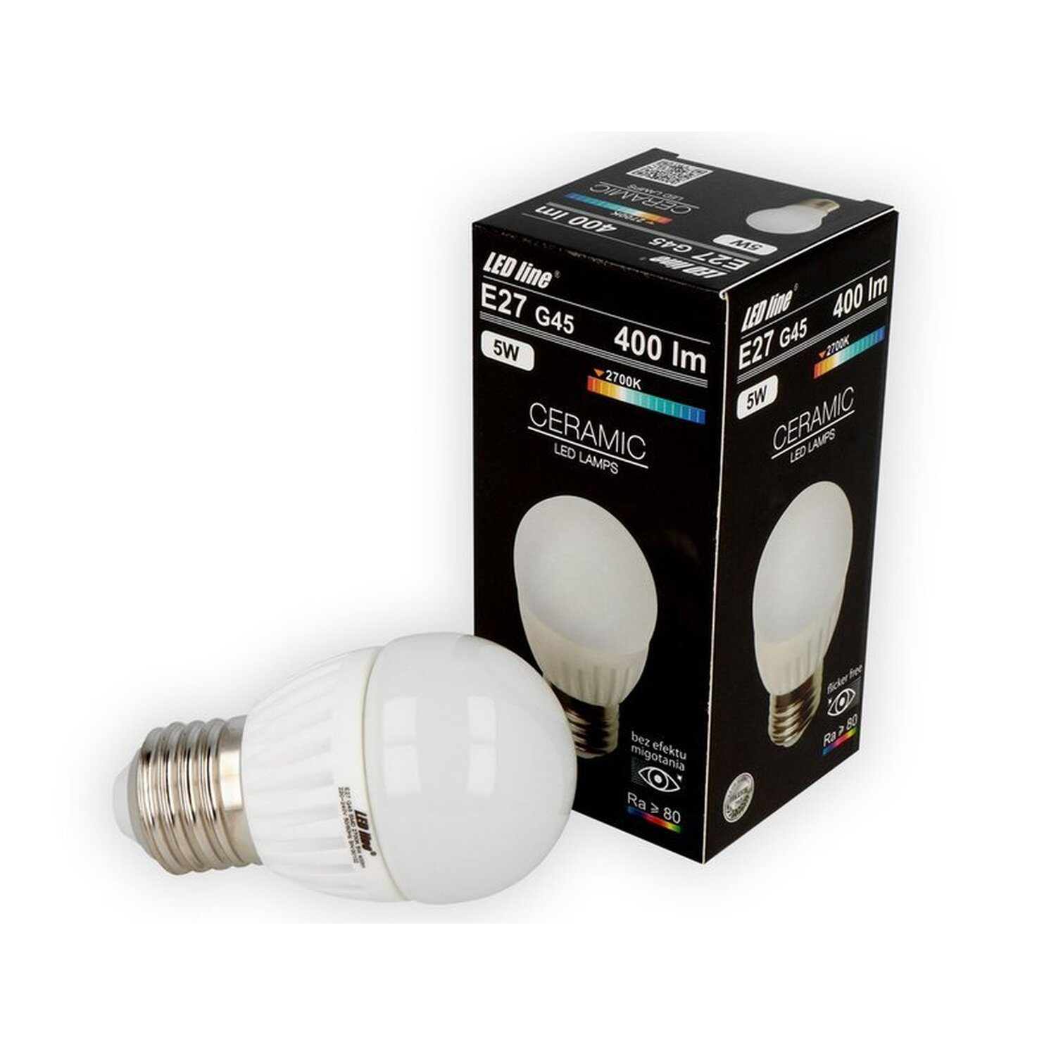 630 G45 LINE LED Ceramic 7W Stück Lumen E27 LED Warmweiß Leuchtmittel 10 LED