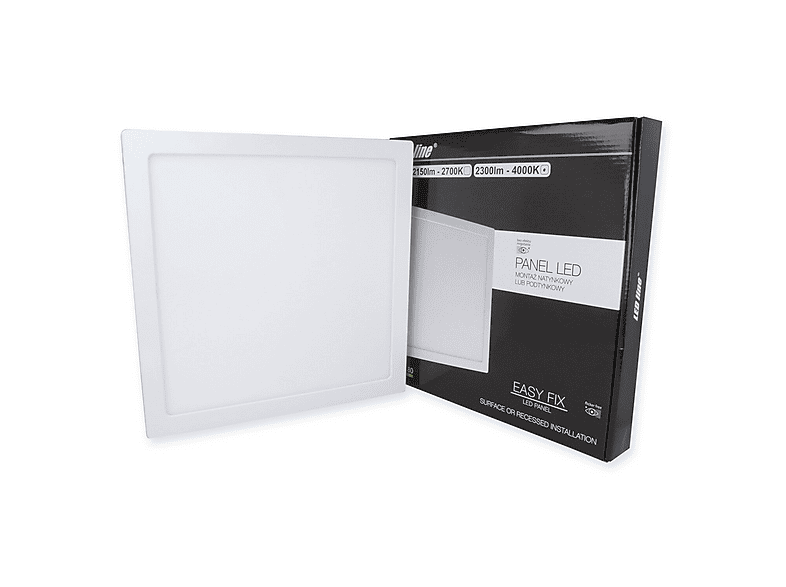 LED LINE 24W 2150 Lumen Eckig LED Panel Neutralweiß | MediaMarkt