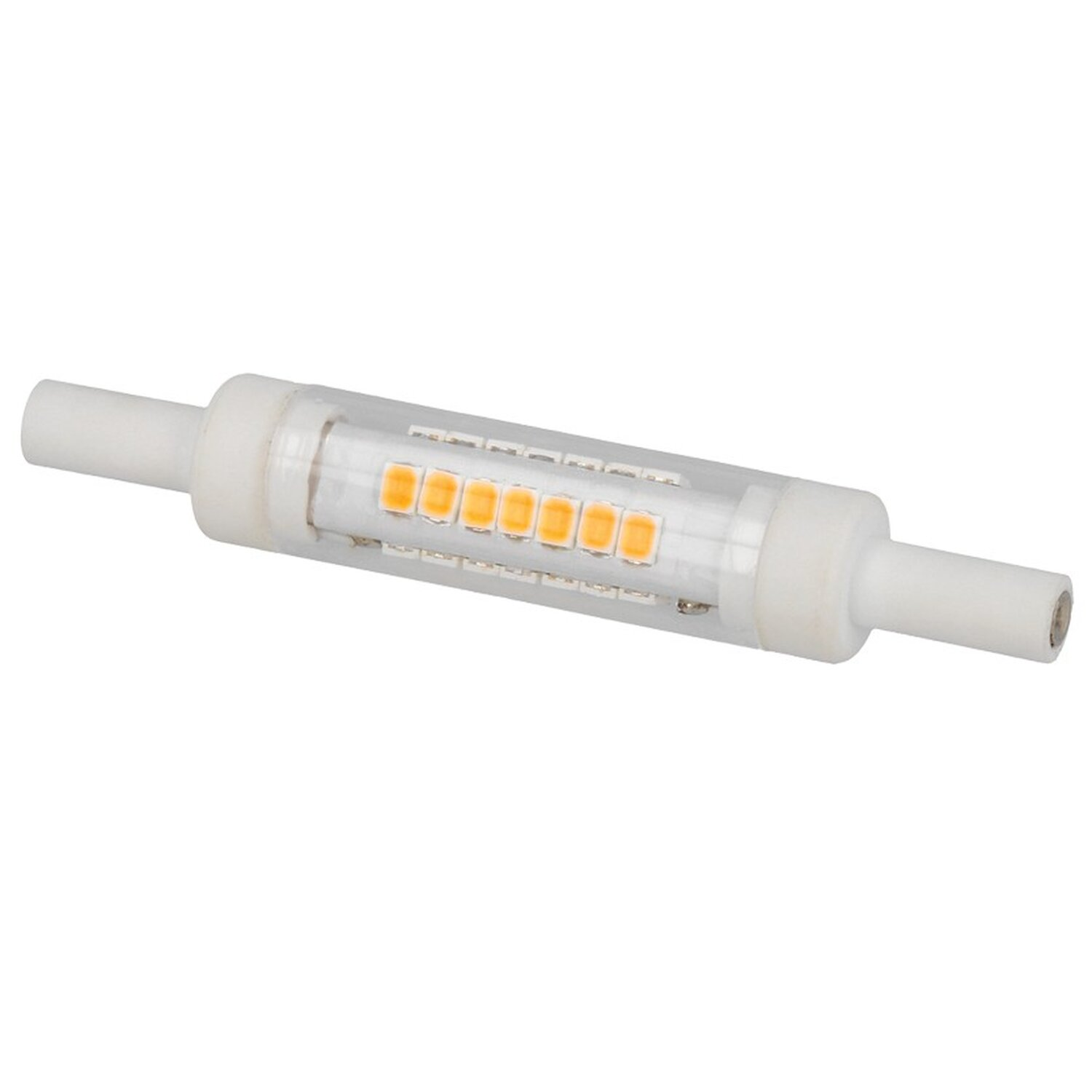 LED-Licht. Das LED-Licht ist eine lange Röhre mit einer Reihe gelber Lichter in der Mitte.