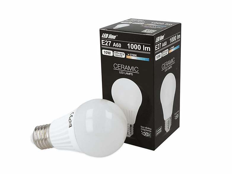 LED LINE Ceramic Leuchtmittel 10W Warmweiß LED lm 1000 LED E27
