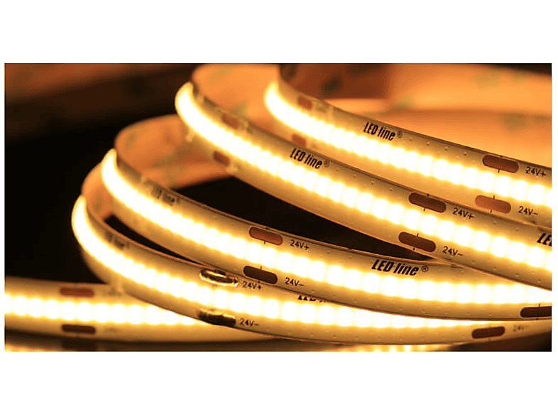 LED LINE 5 Meter LED Streifen 24V DC 320SMD 3600 Lumen LED Leuchtmittel Warmweiß MediaMarkt