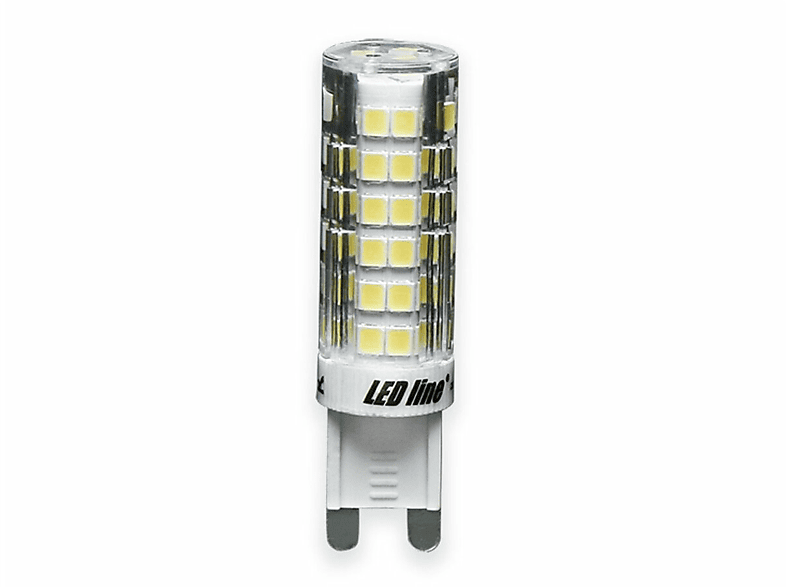 LED LINE G9 LED 10er Kaltweiß 550 Pack LED Leuchtmittel 6W Lumen