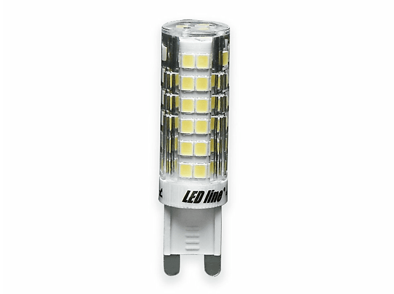 550 Leuchtmittel Lumen G9 Pack LINE LED LED 10er 6W Kaltweiß LED