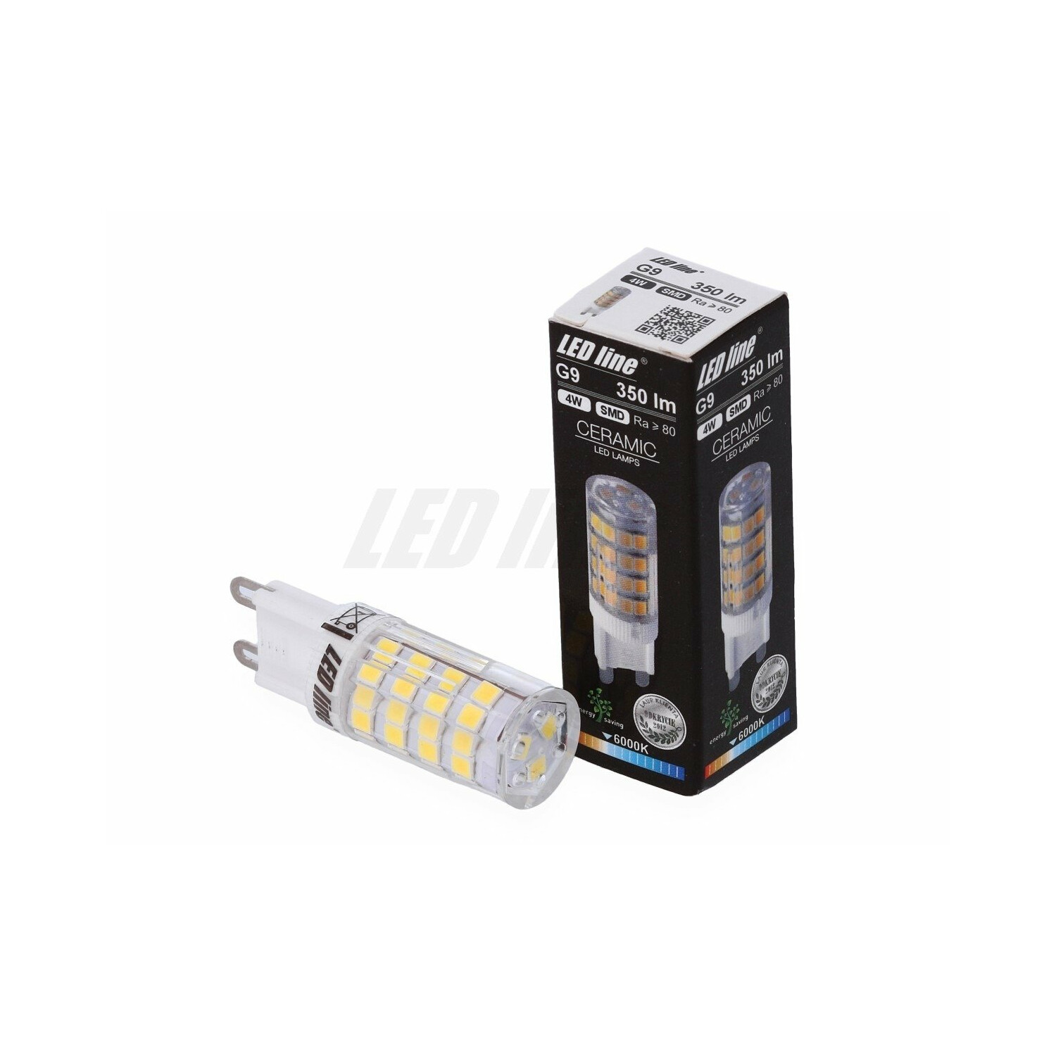 Lumen Leuchtmittel LED LED 4W 10er G9 350 Pack LINE Kaltweiß LED